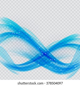 Abstract Colored Wave Background. Vector Illustration. EPS10