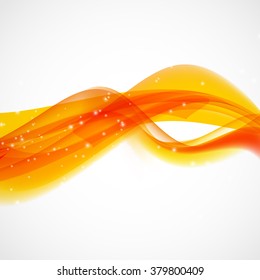 Abstract Colored Wave Background. Vector Illustration. EPS10