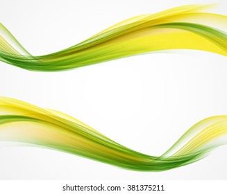 Abstract Colored Wave Background. Vector Illustration. EPS10