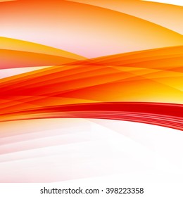 Abstract Colored Wave Background. Vector Illustration. EPS10