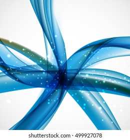 Abstract Colored Wave Background. Vector Illustration. EPS10