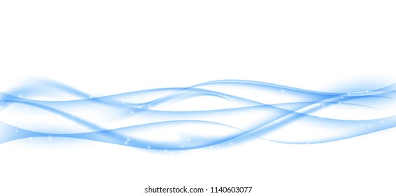 Abstract Colored Wave Card Set Background. Vector Illustration. EPS10