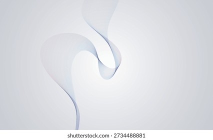 Abstract colored wave lines. Modern shape cover. Graphic concept for your design.