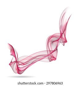 Abstract colored wave lines VECTOR.