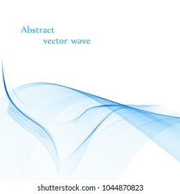 Abstract Colored Wave on Background. Vector Illustration. EPS10