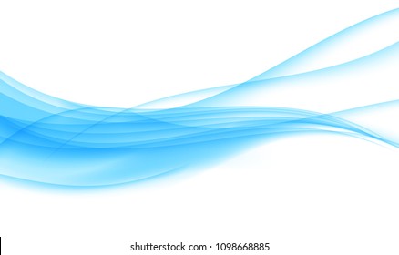 Abstract Colored Wave on Background. Vector Illustration. EPS10