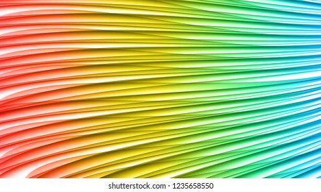 Abstract Colored Wave on  Background. Vector Illustration. EPS10