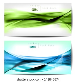 Abstract colored wave on background