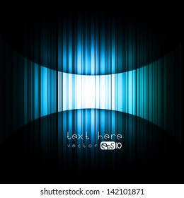 Abstract colored wave on background