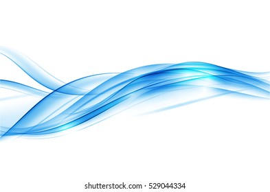 Abstract Colored Wave on  Background. Vector Illustration. EPS10