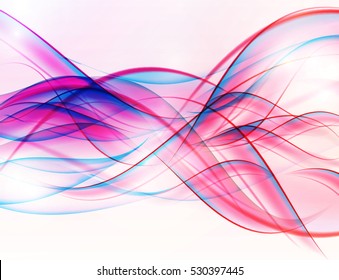 Abstract Colored Wave on  Background. Vector Illustration. EPS10