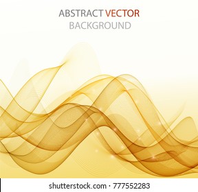 Abstract colored wave on a light background