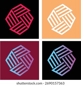 Diseño creativo de la cubierta de las Formas geométricas colorfdul Abstractas 
