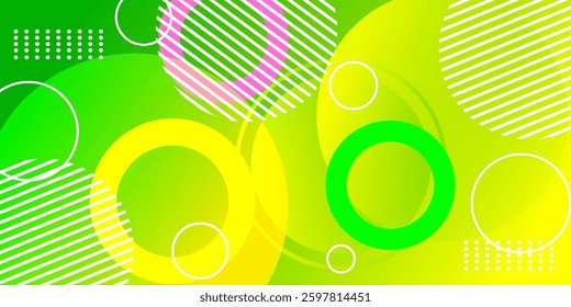 Abstract colorful 3D background overlapping on bright space with circle line effect. Modern graphic design element line style concept for web banner, presentation, business, flyer, brochure, cover