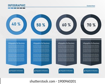 Abstract colorful 4 text boxes design. Business infographics. Creative concept with 4 options.