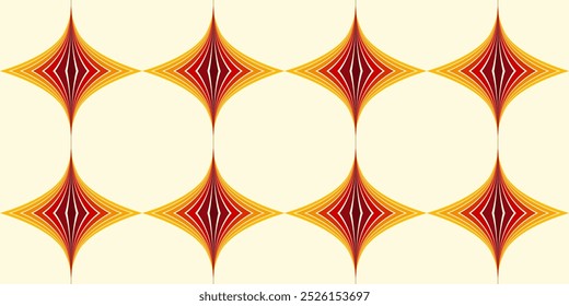Abstract colorful 70s background vector. Vintage retro wallpaper with rainbow stripes and wavy lines. A 1970 color illustration suitable for posters, banners, decorative items and wall art.
