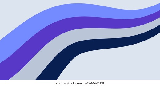 Abstract colorful 70s background vector. Vintage retro wallpaper with rainbow stripes and wavy lines. A 1970 color illustration suitable for posters, banners, decorative items and wall art.
