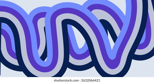 Abstractas colorido Vector de fondo de los años 70. Fondo de pantalla retro de Antiguas con rayas arcoíris y líneas onduladas. Una ilustración a color de 1970 adecuada para carteles, Anuncios, artículos decorativos y arte mural.