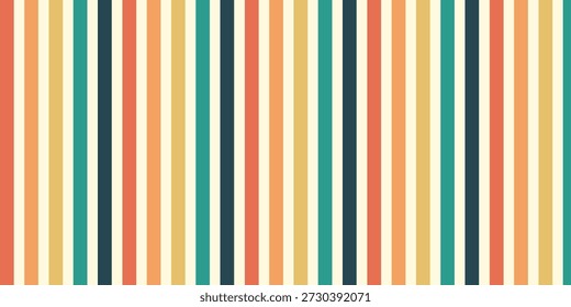 Abstractas colorido Vector de fondo de los años 70. Fondo de pantalla retro de Antiguas con rayas arcoíris y líneas onduladas. Una ilustración a color de 1970 adecuada para carteles, Anuncios, artículos decorativos y arte mural.