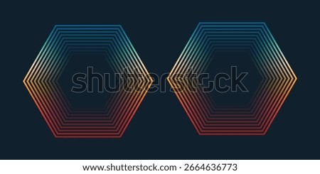 Abstract colorful 70s background vector. Vintage retro wallpaper with rainbow stripes and wavy lines.	
