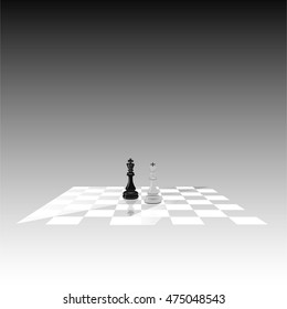 Abstract colorful abstraction background chess