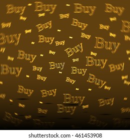 Abstract colorful abstraction background letters yellow buy