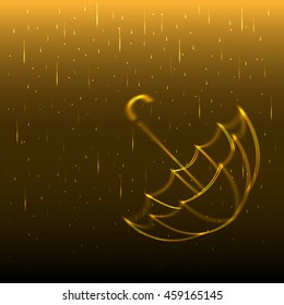 Abstract colorful abstraction background line umbrella