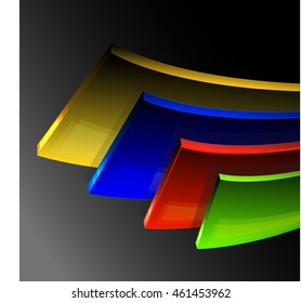 Abstract colorful abstraction background line