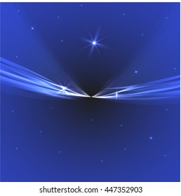 Abstract colorful abstraction background wave blue
