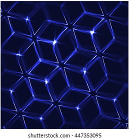 Abstract colorful abstraction background wave blue
