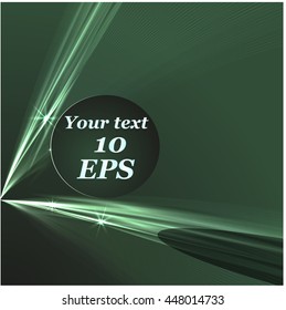 Abstract colorful abstraction background wave green