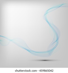 Abstract colorful abstraction background wave blue