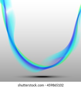 Abstract colorful abstraction background wave blue