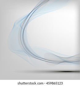 Abstract colorful abstraction background wave blue