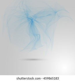 Abstract colorful abstraction background wave blue
