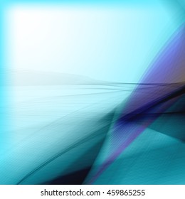Abstract colorful abstraction background wave blue