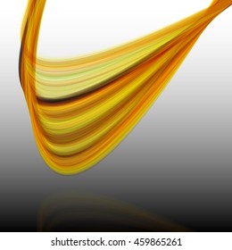 Abstract colorful abstraction background wave yellow