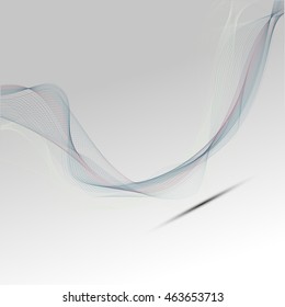Abstract colorful abstraction background wave blue