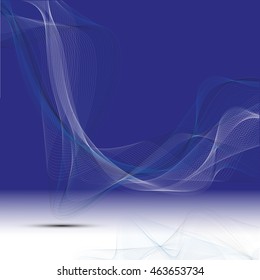 Abstract colorful abstraction background wave blue