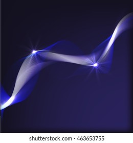 Abstract colorful abstraction background wave blue