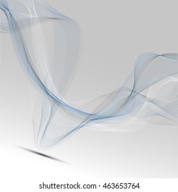 Abstract colorful abstraction background wave blue