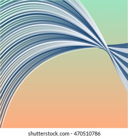 Abstract colorful abstraction background wave blue