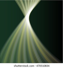 Abstract colorful abstraction background wave green