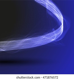 Abstract colorful abstraction background wave blue