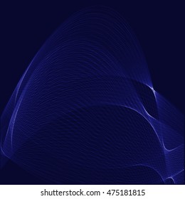 Abstract colorful abstraction background wave blue