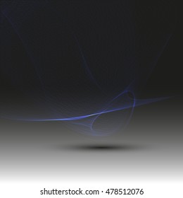 Abstract colorful abstraction background wave blue