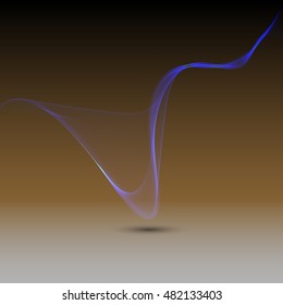 Abstract colorful abstraction background wave blue
