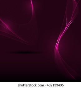 Abstract colorful abstraction background wave purple