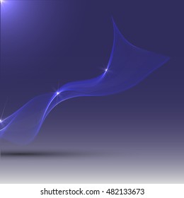 Abstract colorful abstraction background wave blue