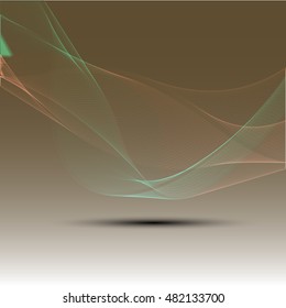 Abstract colorful abstraction background wave red
